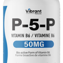 Suplemento Vibrant Naturals P5p B6 50mg - 120 Cápsulas