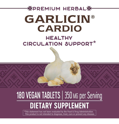 Natures Way Garlicin Cardio, Premium Herbal, Suporta Circula - Imagem 9