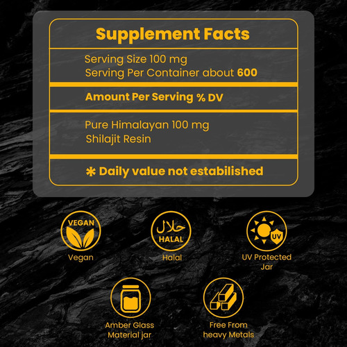 Shilajit Puro Do Himalaia - Suplemento Mineral Traço Para Mu - Imagem 9