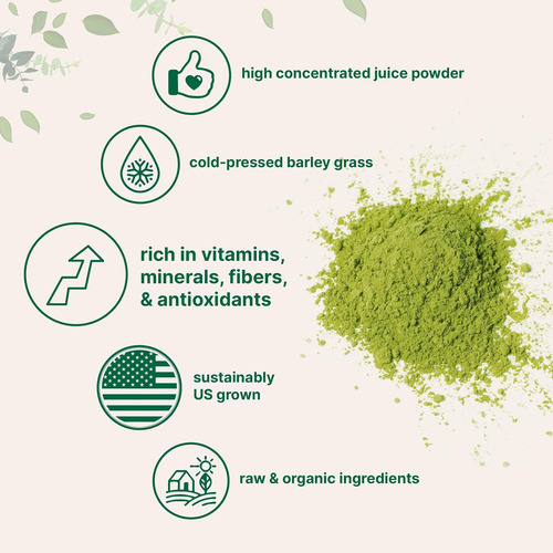 Microingredientes Suco De Grama De Cevada Orgânica Em Pó, 10 - Imagem 3