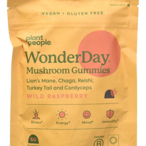 Gomas De Cogumelos Wonderday Da Plant People, 60 Ct