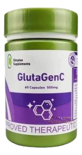 Cápsulas Genéricas De Glutationa Gluta Genc - 60 Contagens
