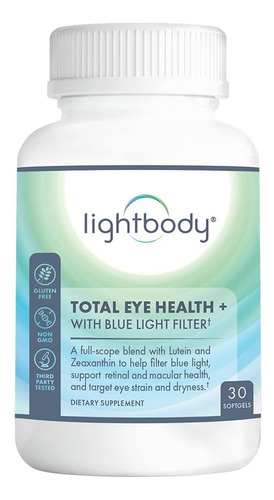 Lightbody Total Eye Health + Com Luteína, Zeaxantina E Filtr