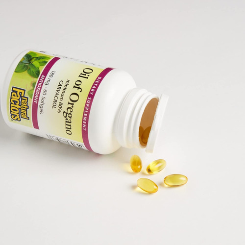 Fatores Naturais - Óleo De Orégano 180mg, Com Azeite Virgem - Imagem 3