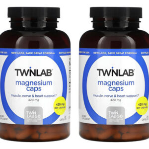 Twinlab Magnesium Caps - Suplemento De Absorção De Magnésio
