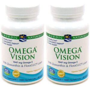 Nordic Naturals Omega Vision, Limão - 60 Cápsulas Moles - Pa
