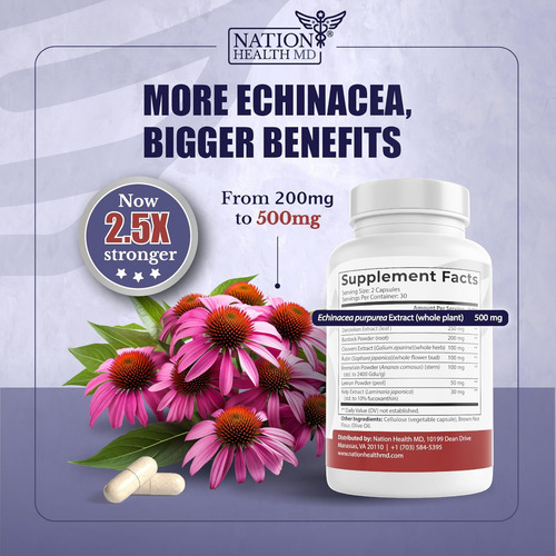 Nation Health Md Lymph Md - Suplemento Para Sistema Linfátic - Imagem 2