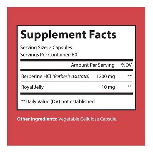 Suplemento Nutriumph Berberina 1200mg | Suplemento De Suport - Imagem 3