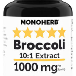 Suplemento De Extrato De Brócolis Monoherb 1000mg 90 Cápsula