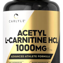 Cápsulas De Carlyle Acetil L-carnitina Hcl | 1000mg | 100 Co