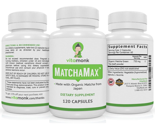 Cápsulas Orgânicas Japonesas De Matcha Matchamax - Pílulas - Imagem 9