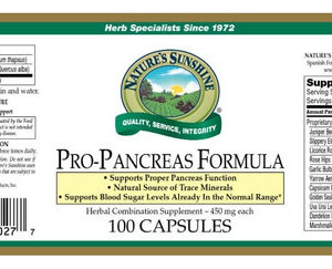 Natures Sunshine Pró-pâncreas, 100 Cápsulas, Kosher | Fórmul