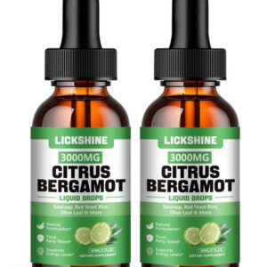 Lickshine 2 Pacote 3000mg Gotas De Líquido De Bergamota Cítr