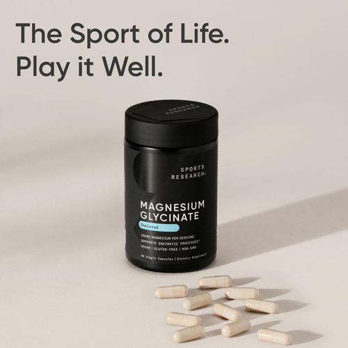 Sports Research® Glicinato De Magnésio - Suporta Sono Restfu - Imagem 7