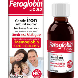 Suplemento De Ferro Líquido Vitabiotics Feroglobin 500 Ml