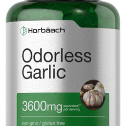 Cápsulas Gelatinosas De Alho Inodoras Horbäach 3600 Mg | Con