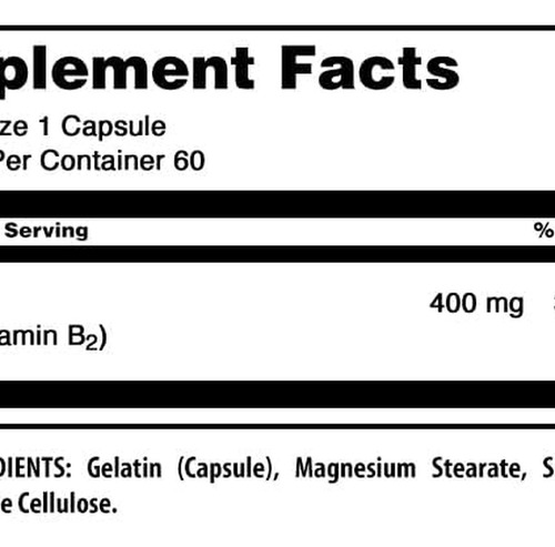 Cápsulas De Riboflavina 400 Mg Da Amazing Nutrition - 3 - Imagem 6