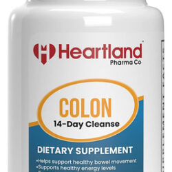 Cápsulas De Limpeza Do Cólon | Detox De 14 Dias | Apoio À Sa