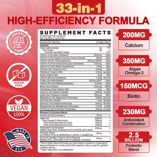 Gomas Multivitamínicas Sem Açúcar-gomas Multivitamínicas Che - Imagem 2