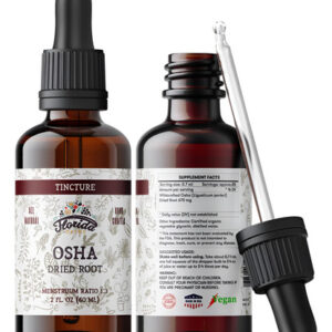 Florida Herbs Tintura Osha Orgânica - Gotas Sem Álcool Osha