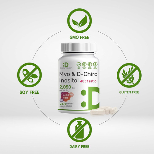 Suplemento De Myo-inositol E D-chiro Inositol (40:1) 2.050 M - Imagem 3