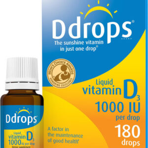 Drops Adultos 1000 Ui 180 Gotas, Vitamina D Líquida. Apoio