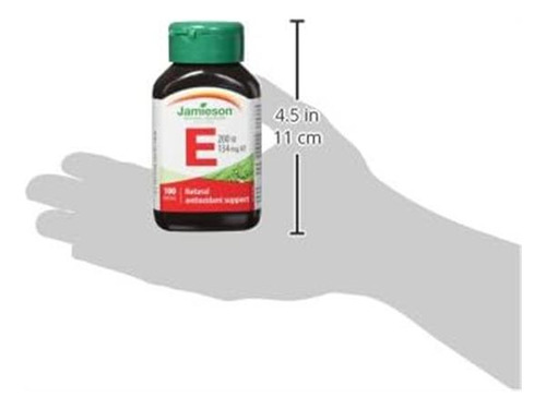 Jamieson Vittamin E 200iu 100°s - Imagem 5