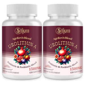 Sveikata Urolitina A Suplemento 1500mg, 120 Softgels (2 Garr
