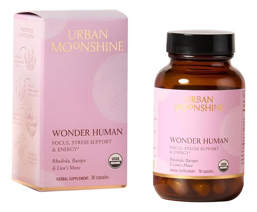 Urban Moonshine Wonder Human Suplemento De Ervas Para Foco,