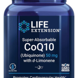 Life Extension Coq10 Superabsorvível Com D-limoneno 50 Mg -