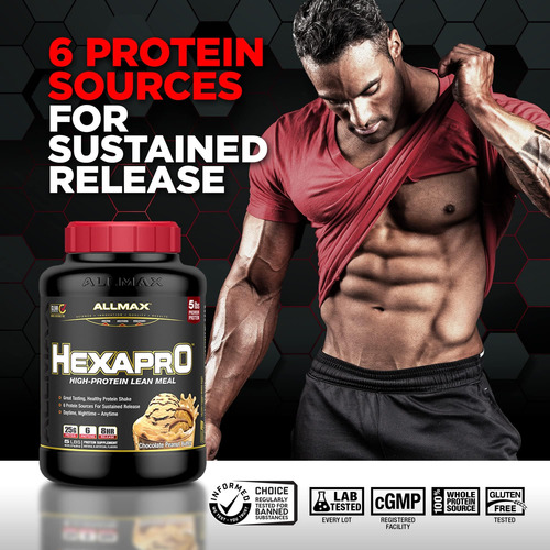 Allmax Hexapro, Baunilha Francesa - 2 Lb - 25 Gramas De Prot - Imagem 2