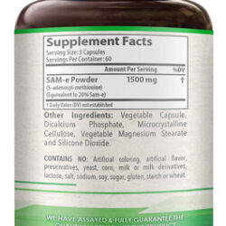 Healthy Way Pure Sam-e 1500 Mg (por Porção) 180 Cápsulas (s-