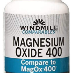 Óxido De Magnésio Do Moinho De Vento Tb 400mg W Tamanho Do