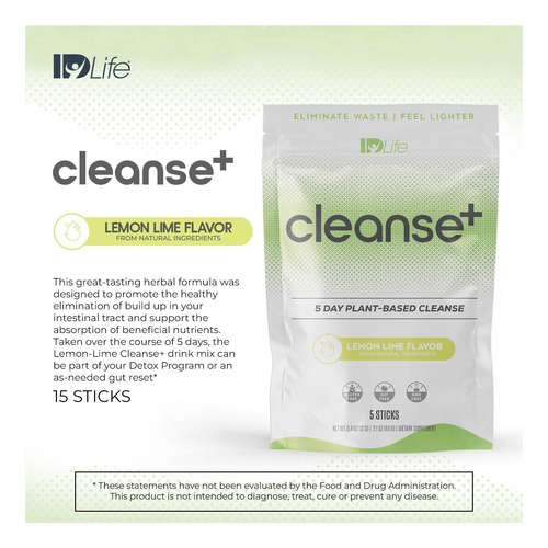 Idlife Lemon -lime Lime+ Powder Drink Mix Fórmula De De 5 E - Imagem 3