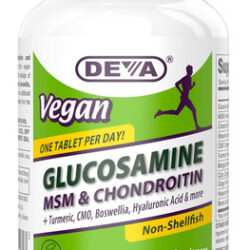 Deva Glucosamina Vegana Msm E Condroitina + Cúrcuma, Cmo, Bo