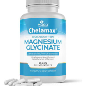 Chelamax Magnésio Glicinato 900mg Para Um Sono Reparador, Cã