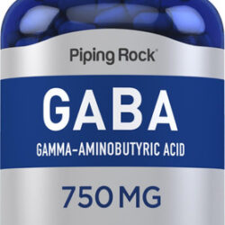 Suplemento Piping Rock Gaba | Cápsulas De 750 Mg | 100 Conta