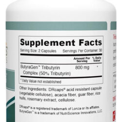 Wellness Resources Tributyrin Plus Suplemento Pós-biótico Pa