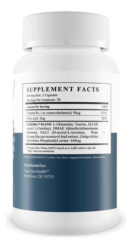 Fórmula De Memória Avançada - Da True You Health - Nossa Mel - Imagem 2