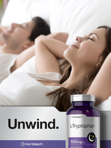 Horbäach L Triptofano 1500mg Cápsulas | Contagem 240 | Fórmu - Imagem 5
