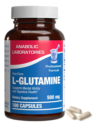 Laboratórios Anabólicos Cápsulas De L -glutamina Para Saúde