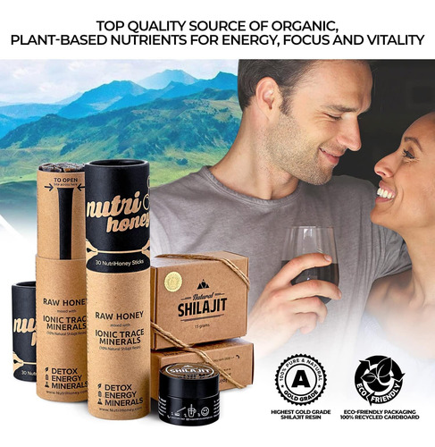 Resina Shilajit Natural - Shilajit Para Homens E Mulheres Co - Imagem 3