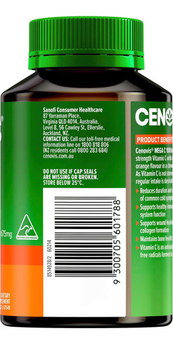 Comprimidos Cenovis 1000mg Sabor Laranja - Imagem 9