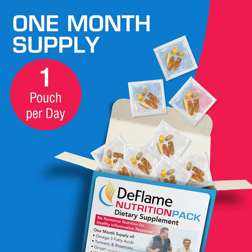 Suplemento De Pacote De Nutrição De Deflame - 30 Pacotes Diá - Imagem 3