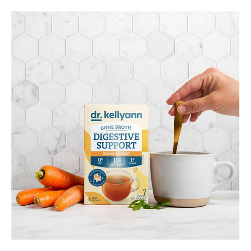 Dr Kellyann Bone Caldo + Suporte Digestivo Pacotes De Em Pó - Imagem 4