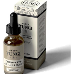 Suplemento De Cogumelo Mindful Fungi Lions Mane Cordyceps, E