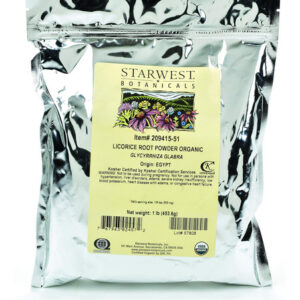 Pó De Raiz De Alcaçuz Orgânico Starwest Botanicals, 1 Libra