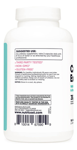 Extrato De Cranberry Nutricost Para Mulheres (equivalente A - Imagem 3