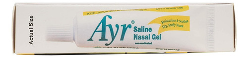 Gel Nasal Salina Ayr, Com Aloe Calmante, Tubo De 0,5 Onça De - Imagem 5