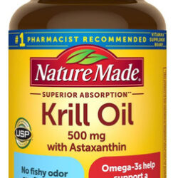 Óleo De Krill De Absorção Superior Feito Pela Natureza 500 M